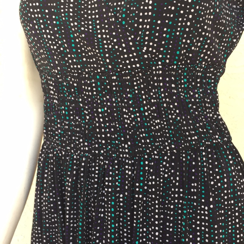 Worthington Stretch Dress - Black Classic Retro Vintage Pin-up Style   D2 - Picture 5 of 8